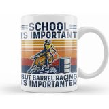 Humuts School Is Important But Barrel Racing Is Importanter Funny Kupa