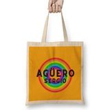 Humuts Sergio Agüero - Vintage Retro Rainbow Style Bez Kadın Günlük Çanta