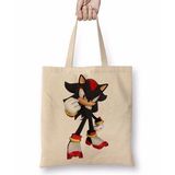 Humuts Shadow The Hedgehog Sonic Bez Uzun Saplı Açık Bej Rengi Çanta