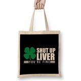 Humuts Shut Up Liver You're Fine St.jpg - Açık Bej - 40 X 40