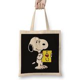 Humuts Snoopy Peanuts I Love You 02 Bez Kadın Günlük Çanta