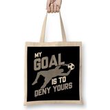 Humuts Soccer Goalie I M Here To Deny Your Goals Futbol Bez Kadın Günlük Çanta