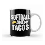 Humuts Softball And Tacos Funny Novelty Kupa