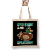 Humuts Splishin' And Splashin' Bath Cute Baby Duck Bez Kadın Günlük Çanta