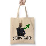 Humuts Stonks Only Go Up Bez Kadın Günlük Çanta