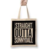Humuts Straight Outta Sunnydale Buffy The Vampire Slayer White Bez Çanta