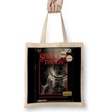 Humuts Stranger Things Vintage Bez Uzun Saplı Açık Bej Rengi Çanta