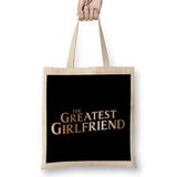 Humuts The Greatest Girlfriend Bez Uzun Saplı Açık Bej Rengi Çanta