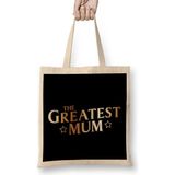 Humuts The Greatest Mum Bez Uzun Saplı Açık Bej Rengi Çanta
