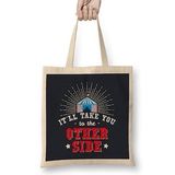 Humuts The Greatest Showman The Other Side Quote Big Top Bez Uzun Saplı Açık Bej Rengi Çanta
