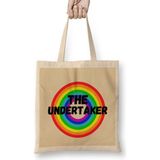 Humuts The Undertaker Rainbow Style Warriors Design Wrestlers Bez Uzun Saplı Açık Bej Rengi Çanta