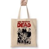 Humuts The Walkıng Dead Twd Bez Uzun Saplı Açık Bej Rengi Çanta