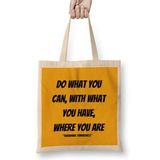 Humuts Theodore Roosevelt Quotes Gifts Vintage Retro Rainbow Style Bez Uzun Saplı Açık Bej Rengi Çanta