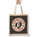 Humuts Theresa May All Star Converse Logo Bez Uzun Saplı Açık Bej Rengi Çanta