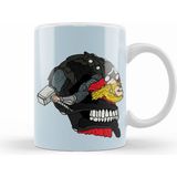 Humuts Thor Odinson Bent Back Skull Kupa Bardak