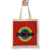 Humuts Tim Duncan Basketball Gifts Vintage Retro Rainbow Quotes For Boys And Dad Bez Kadın Günlük Çanta