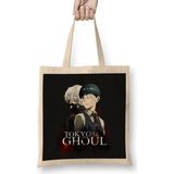 Humuts Tokyo Ghoul 01 Bez Uzun Saplı Açık Bej Rengi Çanta