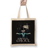 Humuts Tokyo Ghoul I Will Make You Understand Kaneki Bez Uzun Saplı Açık Bej Rengi Çanta