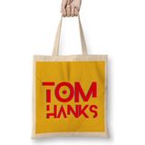 Humuts Tom Hanks Artwork Bez Uzun Saplı Açık Bej Rengi Çanta
