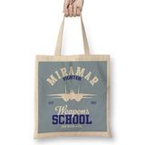 Humuts Top Gun Miramar Weapons School Bez Uzun Saplı Açık Bej Rengi Çanta