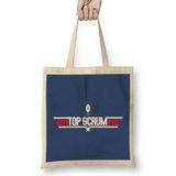 Humuts Top Gun Top Scrum Rugby Ball Logo Bez Uzun Saplı Açık Bej Rengi Çanta