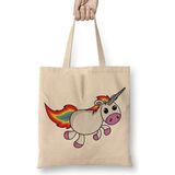 Humuts Unicorn Anime Cartoon Sevimli Cute Rainbow Bez Çanta