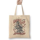 Humuts Vintage Classic Barber Shop Bez Çanta