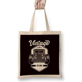 Humuts Vintage Classic Old Hot Rod Cars Automobile Muscle Garage Bez Çanta