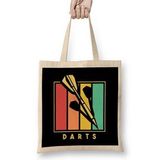Humuts Vintage Darts Arrow Retro Dartboard Bullseye Pub Sports Aim Uzun Saplı Bez Çanta