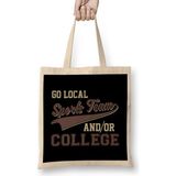 Humuts Vintage Go Local Sports Team And Or College Funny Bez Çanta