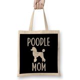 Humuts Vintage Poodle Mom Gift Dog Owner Poodle Mother Bez Çanta