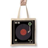 Humuts Vintage Record Player Vinyl Record Turntable Bez Çanta