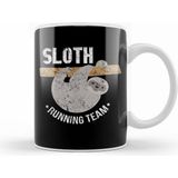 Humuts Vintage Sloth Running Team Funny Sloth Distressed Kupa