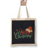 Humuts Yılbaşı Yeni Yıl Konseptli Merry Christmas 05 Bez Çanta