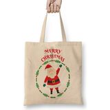 Humuts Yılbaşı Yeni Yıl Konseptli Merry Christmas Noel Baba Bez Çanta