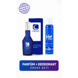 Hunca Caldion Classic Edt Erkek Parfüm-100ml&he Is Cool Deo-150ml 2'li Set