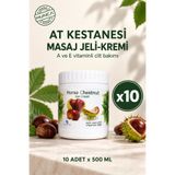 Hunca Care At Kestanesi Kremi 500 ml Horse Chestnut Gel-Cream x 10 Adet