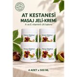 Hunca Care At Kestanesi Kremi 500 ml Horse Chestnut Gel-Cream x 4 Adet
