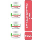 Hunca Çay Ağacı Özlü Yağlı Krem 4lü Avantaj Paket