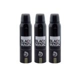 Hunca Erkek Jagler Black Magic Deodorant 3'lü Set