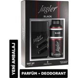 Hunca Jagler Black EDT 90 ml Erkek Parfüm Seti ve 150 ml Deodorant