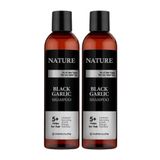 Huncalife Nature Siyah Sarımsaklı Dökülme Karşıtı Besleyici ve Onarıcı 2x350 ml Şampuan