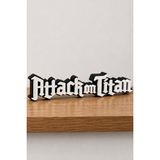 Hunga Attack On Titan Logo - Raf Dekoru - Masa Üstü Figür