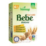Hünnap 12x200 gr Keçi Sütlü Bebe Bisküvisi