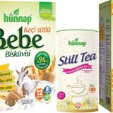 Hünnap Still Tea Emziren Anneler İçin Süt Arttırıcı İçecek 200Gr + Bebe Bisküvisi 400Gr (4 Lü Set)