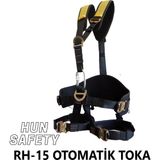 Hunsafety Düşüş Durdurma ve Konumlandırma Kemeri (Otomatik Tokalı - Süspansiyonlu) Rh-15