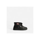 Hunter Apres Ski Kadın Siyah Kısa Kar Botu HFRW0011252-BLK