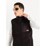 Hunter Borg Fleece Yelek, M, HARM0015252-HB, siyah, Erkek