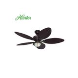 Hunter Fan Bayview Çağdaş Bronz 137 cm Angra Aydınlatmalı Dış Mekan Tavan Vantilatörü