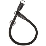 HUNTER Freestyle boyun tasması, köpek tasması, çekme durdurucu, sağlam, hava koşullarına dayanıklı, 55 (L), siyah